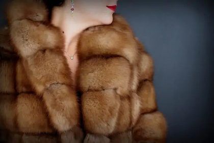 Manteau en fourrure